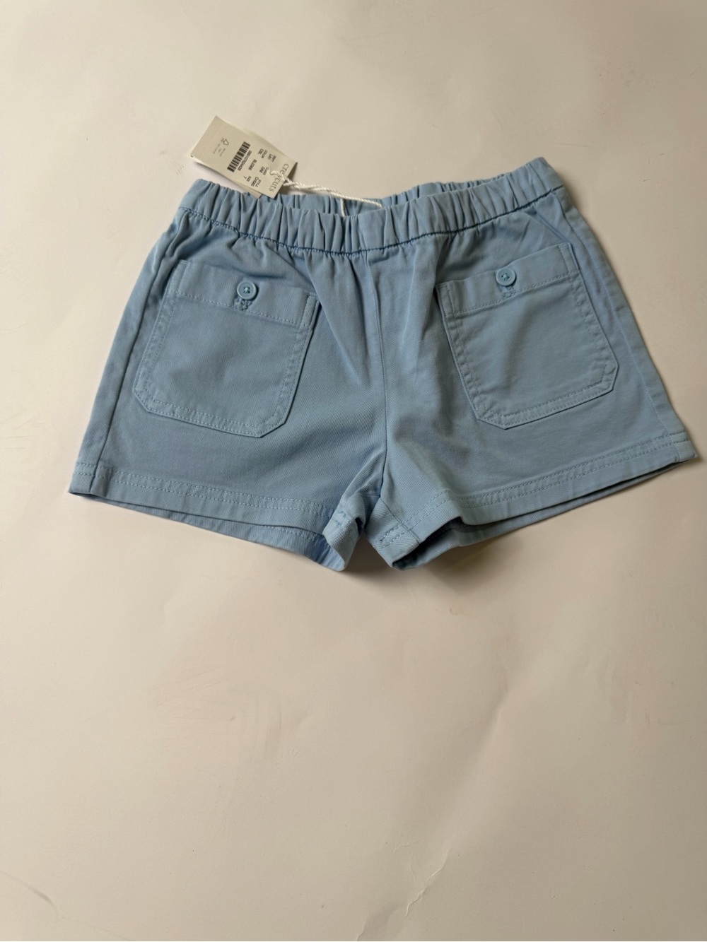Crewcuts Light Blue Gathered Waist Shorts